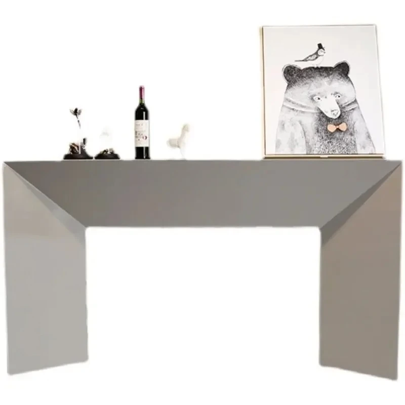 

xxxИтальянский свет, роскошная консоль, краска, художественный входной шкаф, современный минималистичный настольный алтарь из цельного дерева