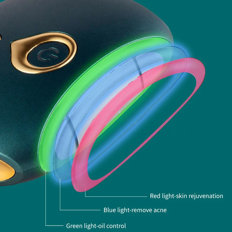 Équipement de beauté du visage, dissolvant de rides chaud et froid, masseur Ems, Lifting du cou, dispositif de soins de la peau