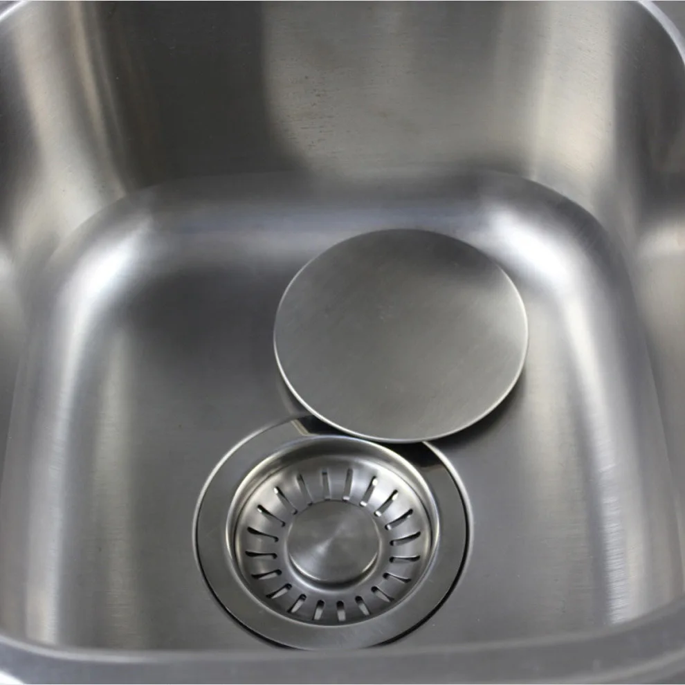 Drain Cover For Sink Bowl SUS304 Stainless Steel Jumbo Waste Lid Sink Bowl Home Improvement Accessories