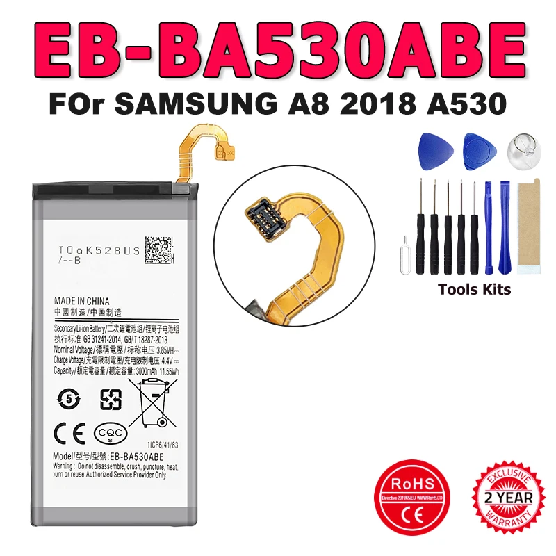 

XDOU Battery EB-BA530ABE EB-BA705ABU EB-BA750ABU EB-BN972ABU For Samsung Galaxy A8 2018 (A530) A530 SM-A530F A70 A705
