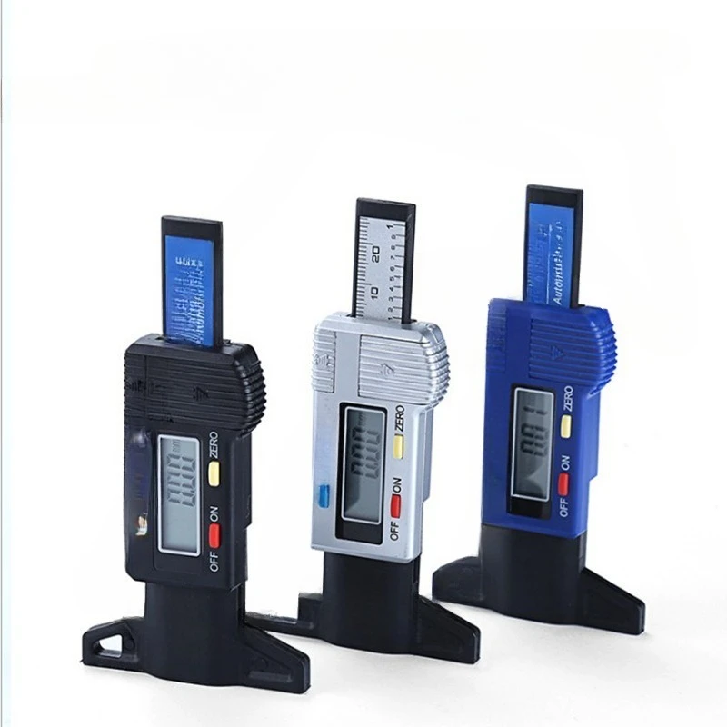 

Electronic digital tread gauge depth vernier caliper measuring tool tire depth gauge tire wear indicator caliper