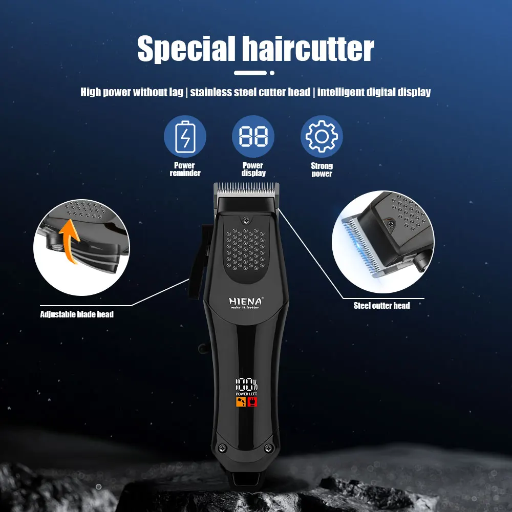 Rechargeable Hair Clippers for Men  Hair Cutting Grooming Kit Professional Hair Clippers and Shaver Set Cordless Beard Trimming