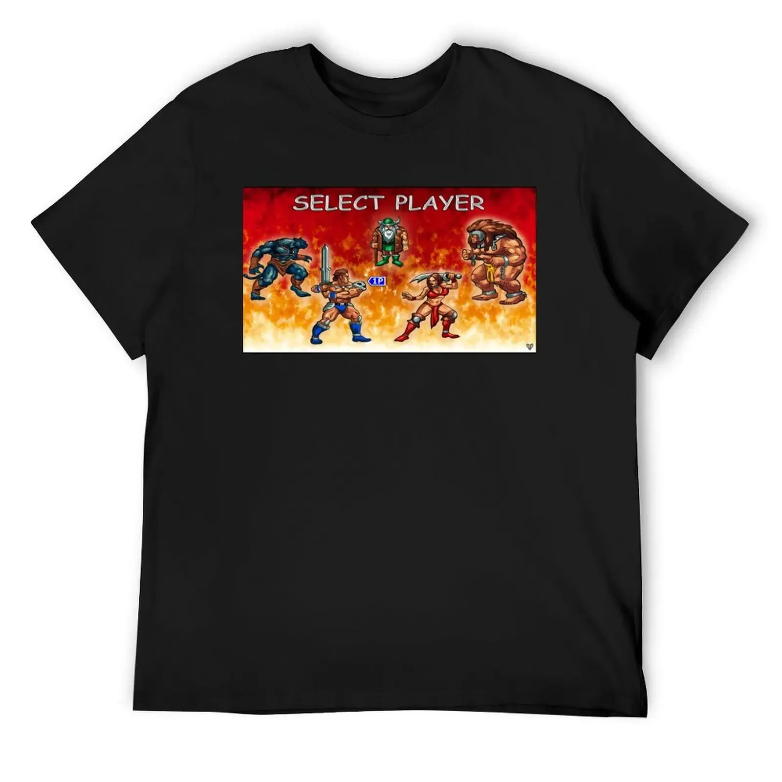 Mens Funny Golden Fighting Game Axe Gifts For Music Fans T-Shirt summer tops animal prinfor boys mens tall t shirts