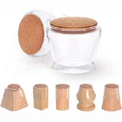 Tapas de silicona antideslizantes para patas de sillas, cubierta protectora para pies, tazas, muebles, protector de suelo de fieltro, 8 piezas