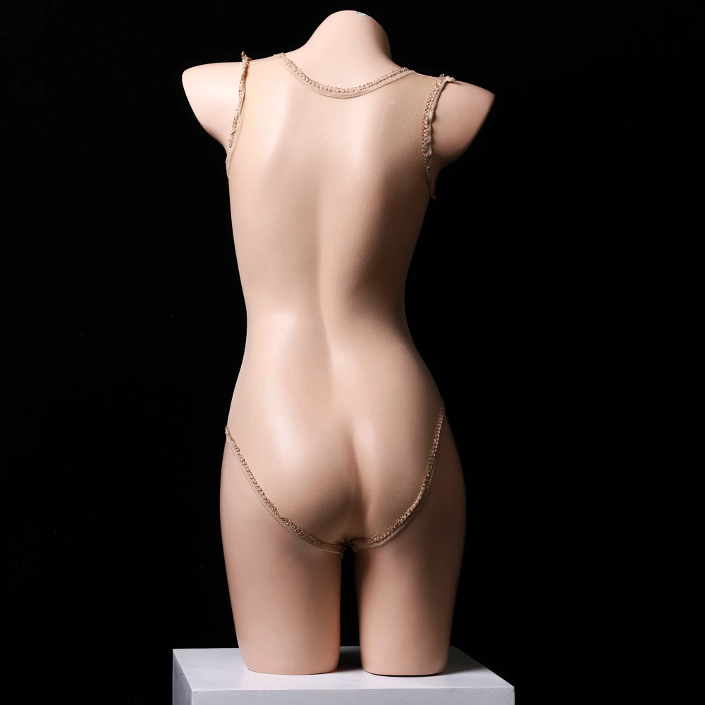 เงามันวาวชุดชั้นในอวัยวะเพศชายบอดี้สูทบุรุษดูผู้ชายผู้หญิง Leotard Bodystocking ถังเกย์ Jumpsuit เร้าอารมณ์