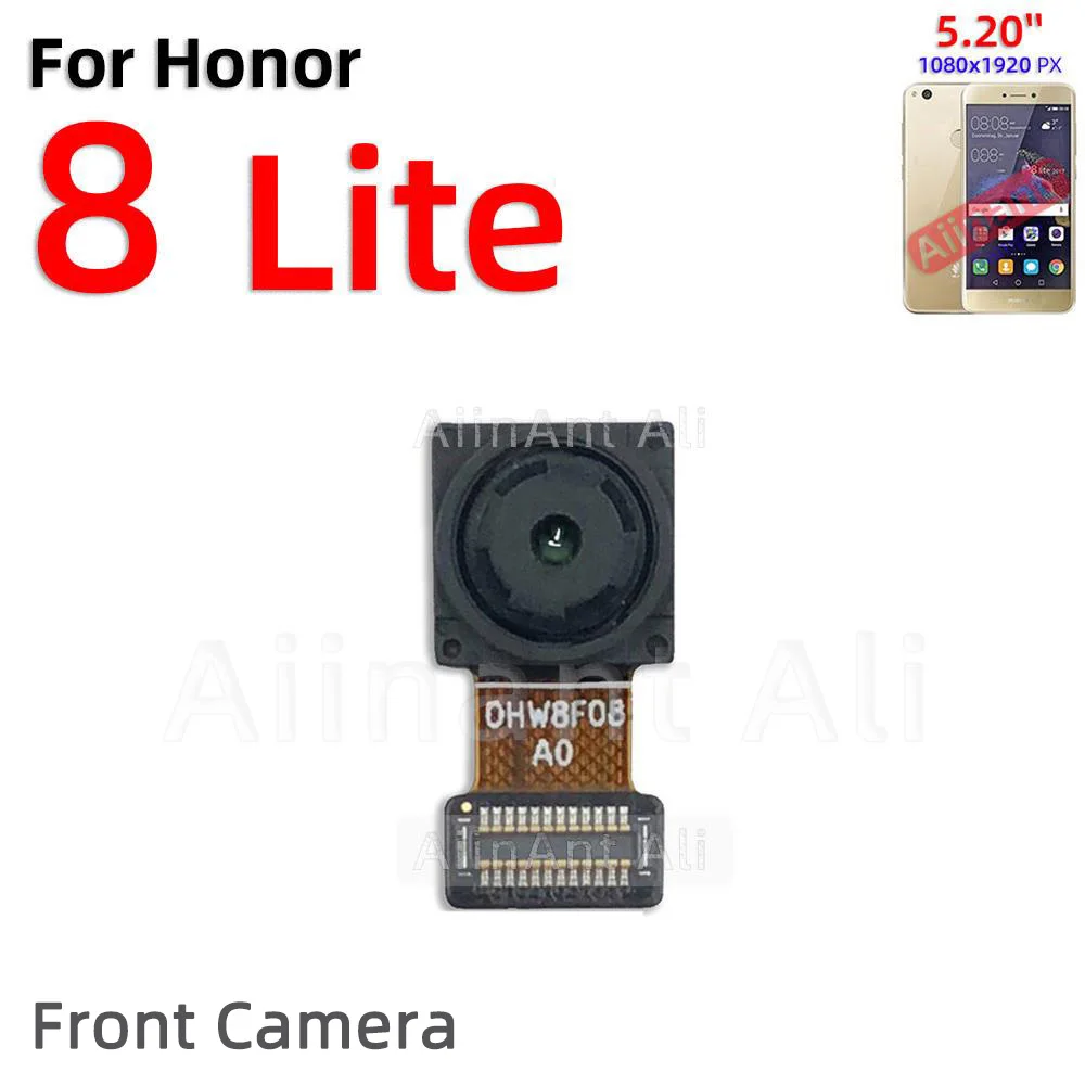 Aiinant hinten Haupt rückseite Kamera modul Frontkamera Flex kabel für Huawei Honor 8 8a 8c 8s 8x Lite Pro Max Reparatur Telefon Teile