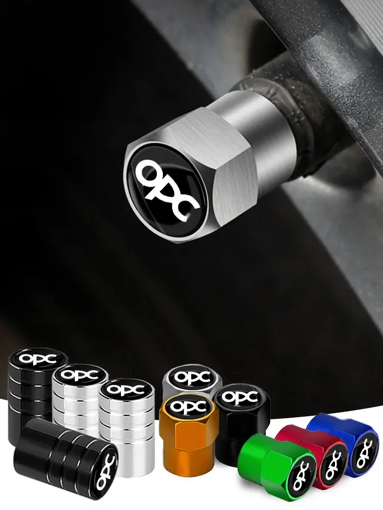 Capuchons de assujetde voiture pour Opel OPC Astra G, H, J, F, K, Insignia, Vectra C, D, Zafira B, Antara, pneu de roue, housse de protection de tige, 4 pièces