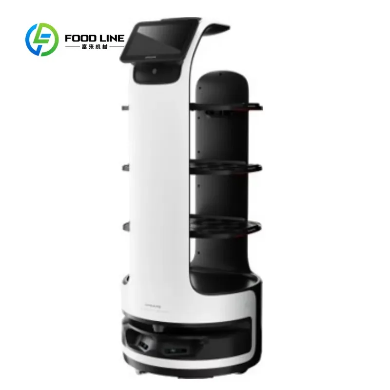 Customized Robot Server for Hotel Restaurant Dish Recycle Service Restaurant Trolley Food Delivery Robot Restaurant Delivery