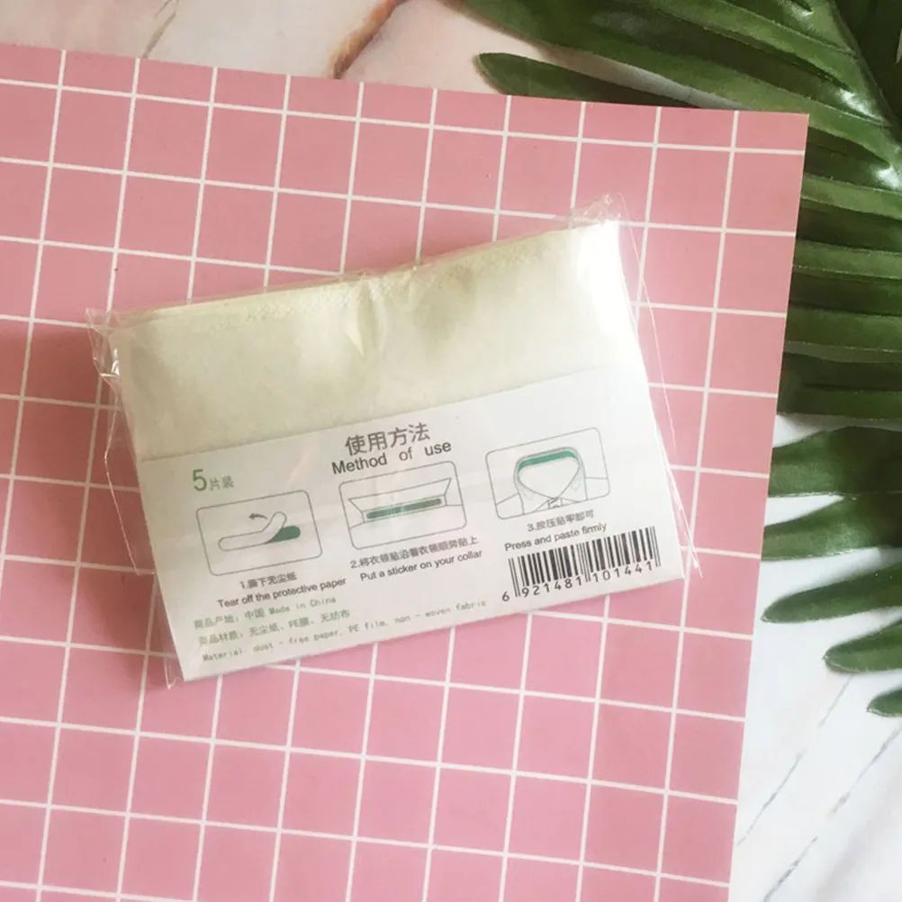 20Pcs Anti Sweat Pads Breathable Disposable Sweat Absorbing Pads White Summer Deodorant Sticker Keep Shirts Dry Odor