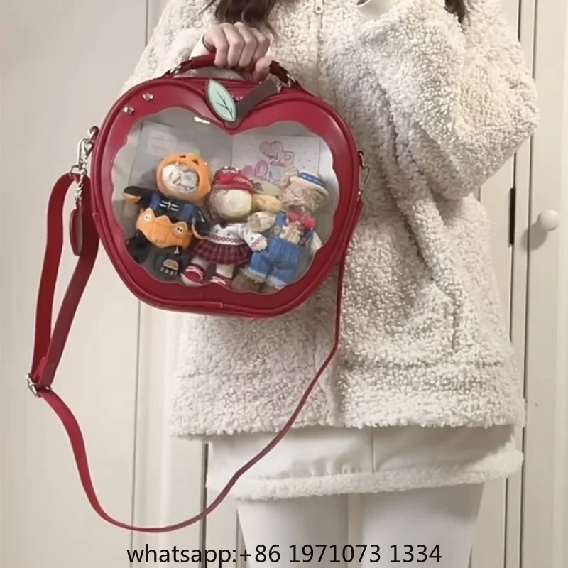 New Girl Harajuku Niche Design Apple Crossbody Bag Handbag Sweet Style Cute Ulzzang Ita Bag Y2K Backpack Preppy Style ItaBag view 4