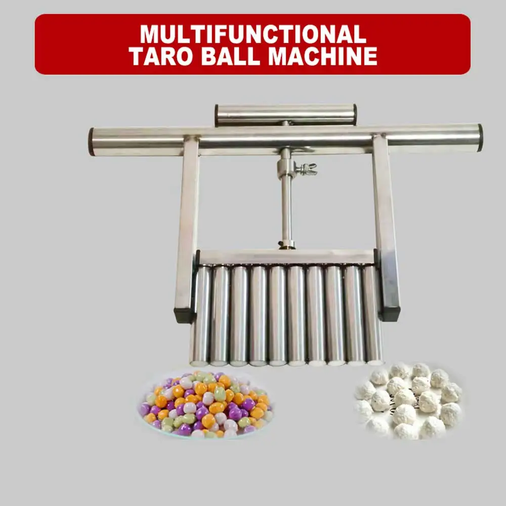 Hand Held Stainless Steel Flling Dispenser Taro Divider Pearl Dumpling Mold Manual Baking Tool