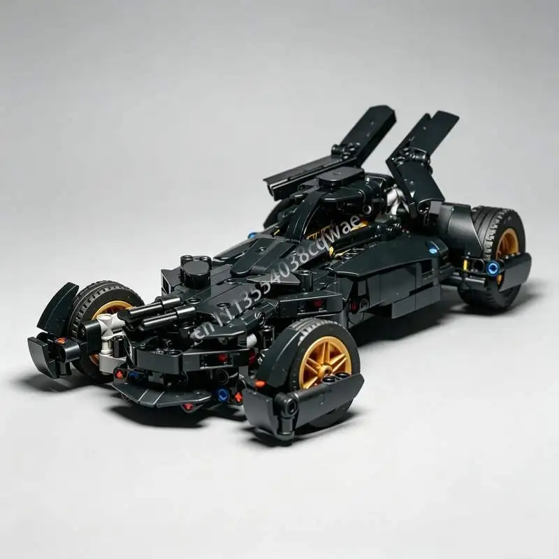 450 PCS High Speed Racing Car MOC Sleek Sports Vehicle Model Custom Creative Tech Assembly Educational Toy Blocks Holiday Gifts
