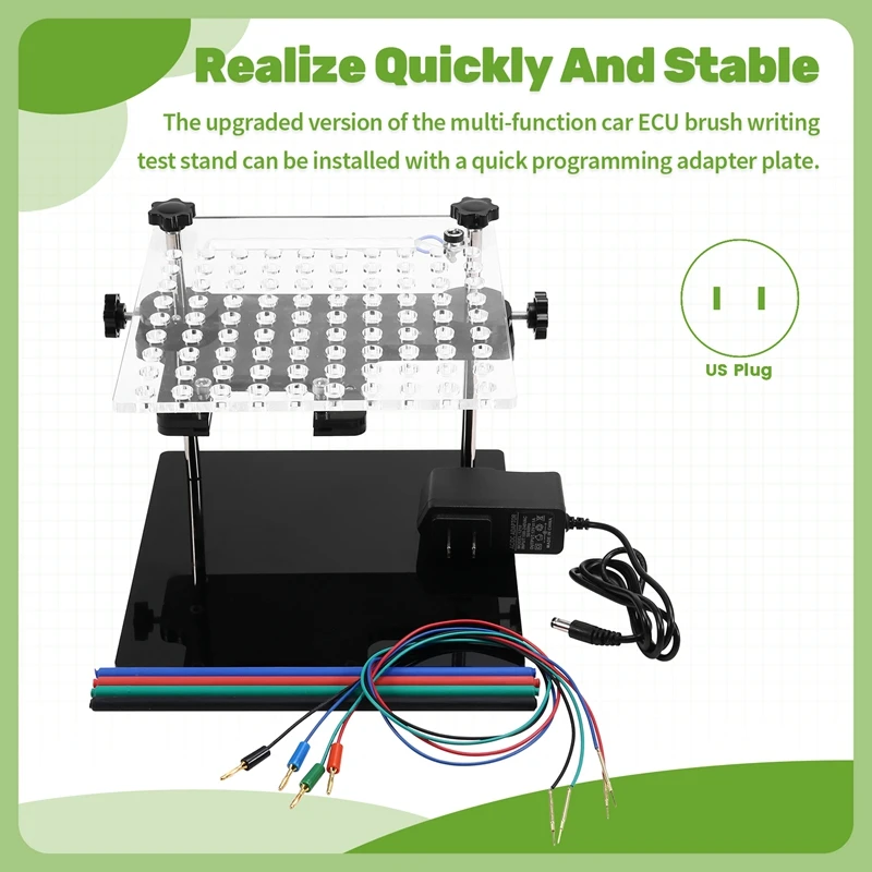 LED BDM Frame Pro With Probes BDM Table For KESS KTAG FGTECH ECU Programmer Chip Tuning Tool LED ECU Programmer US Plug