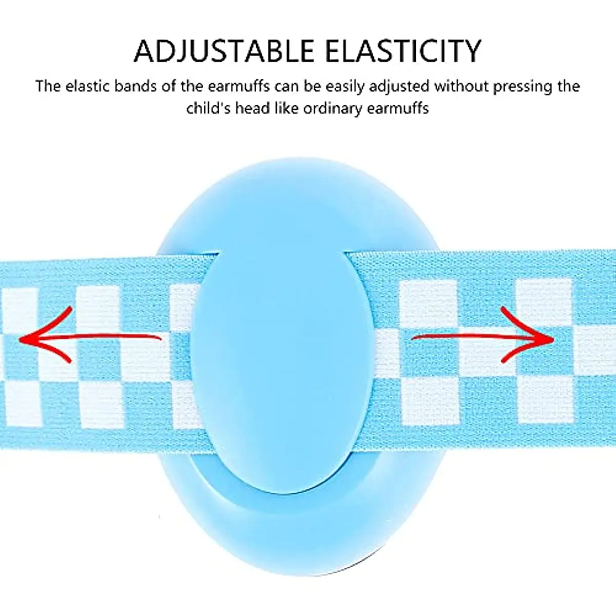 Baby Anti-Noise Earmuffs Elastic Strap Hearing Protection Safety Ear Muffs Kids Noise Cancelling Headphones Sleeping Child