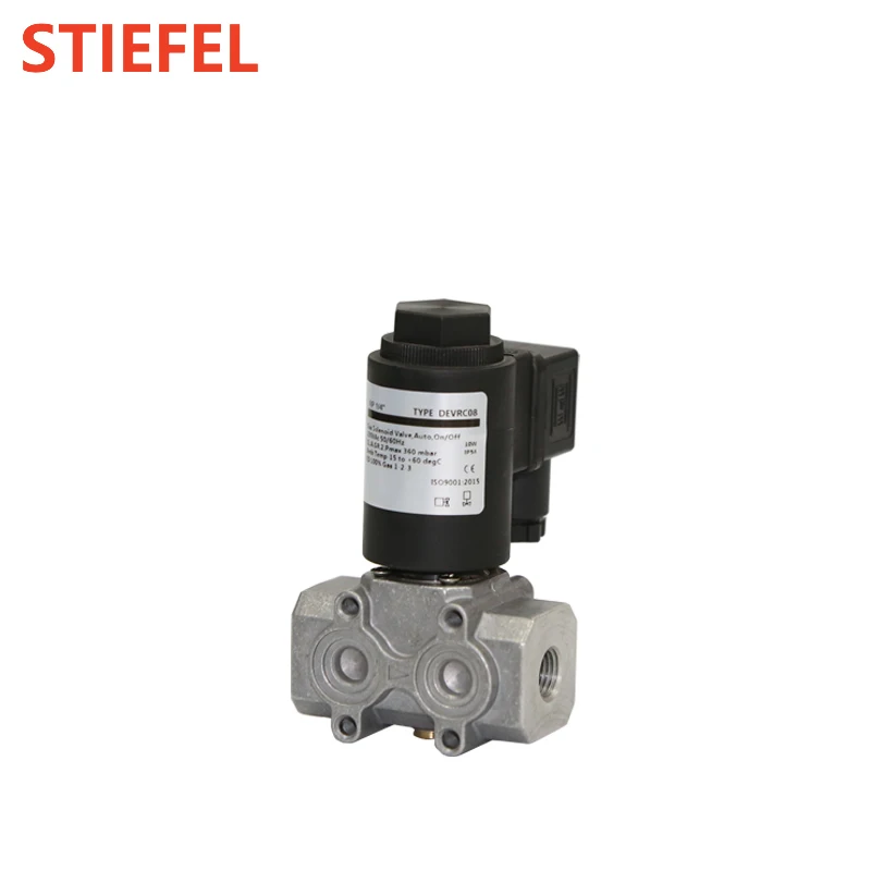 Detalle 4 de Electroválvula DEVRG Manual Power Solenoid Valve for Burner High Temperature Safety Control OEM Customizable General Application Otras válvulas