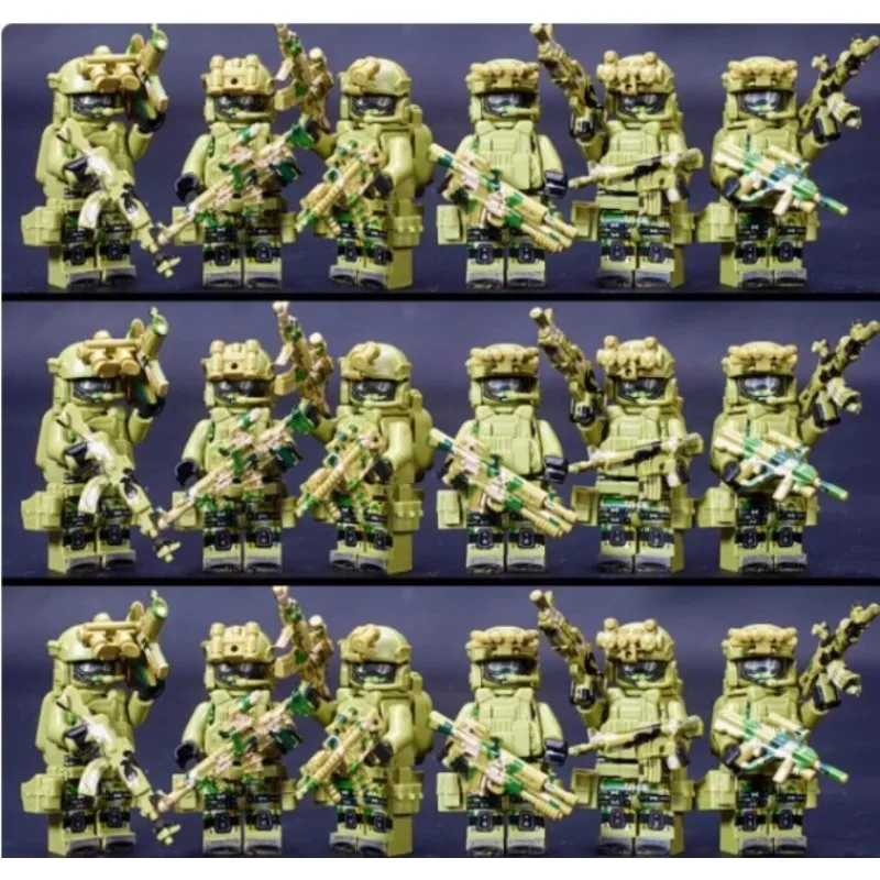 Figurines militaires soldats Forces spéciales figurines de Police puzzle pour enfants puzzle jouet pour garçon