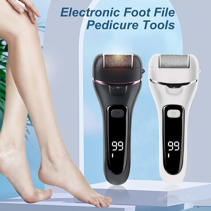 Charged Electric Foot File for Heels Grinding Pedicure Tools Professional Foot Care Tool Dead Hard Skin Callus Remover