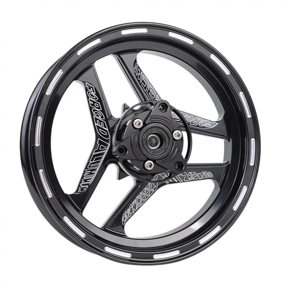 Universal 10*2.15 Motorcycle chrysanthemum-type modified front wheel Rims For CygnusX BWS RSZ Little Monkey M3 M5 Niu Ninebot