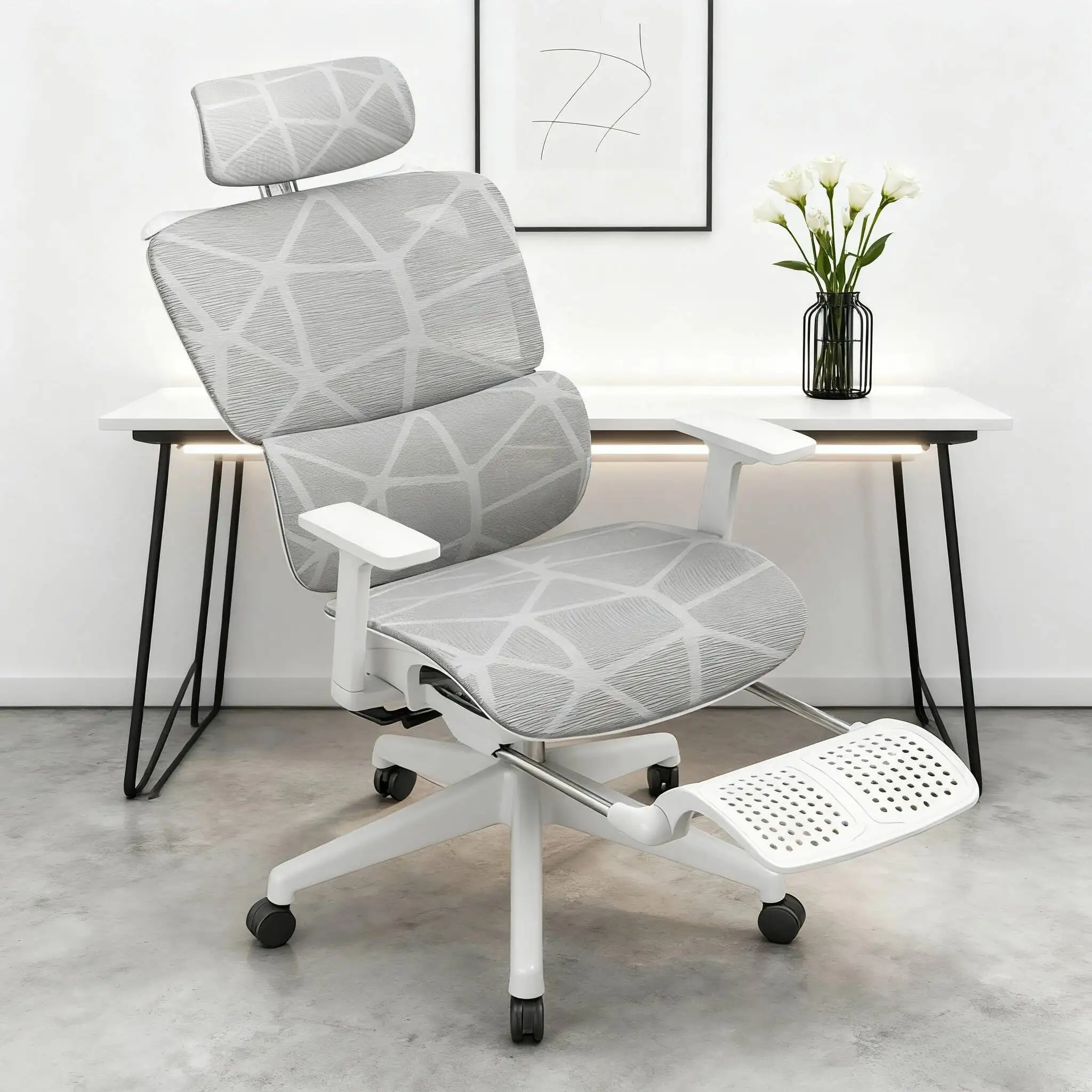 

Comfortable Chairs Chair Wheels Assembly Mesh Office Chair for Desk Gaming With Pc Gamer Chairs for Living Room Magalu Sihoo