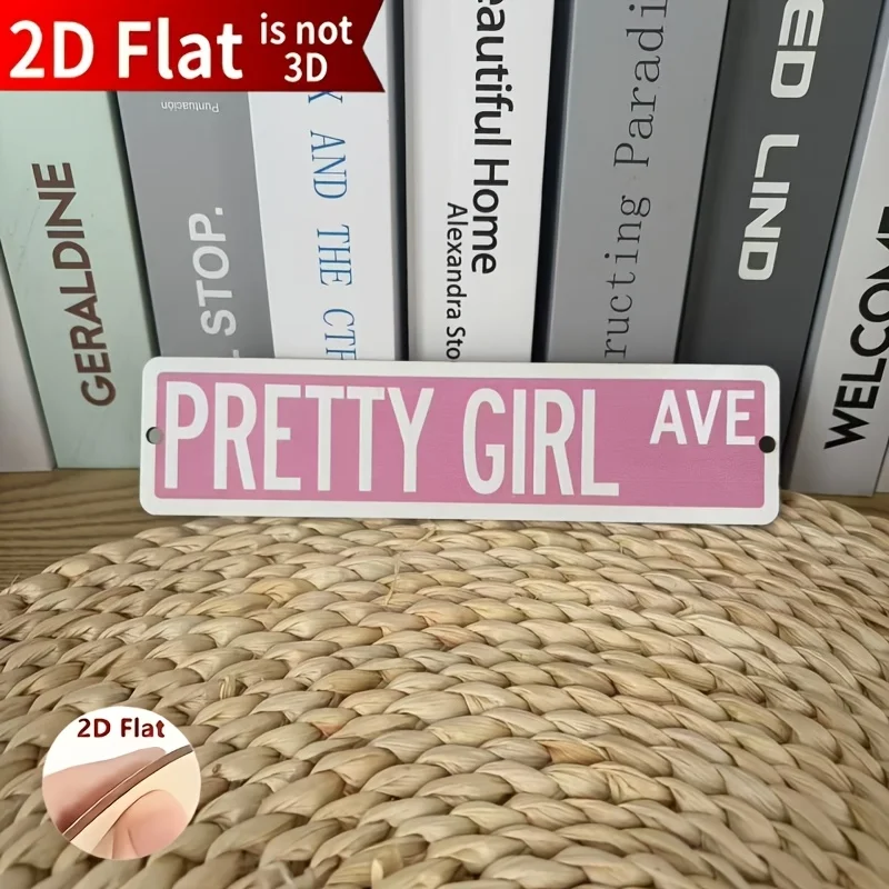 1 PCS 2d Flat Wooden Print Decorative, Pretty Girl Hanging Board, Girl Wall Art, Dormitory Bedroom Decoration Suitable as a Gift