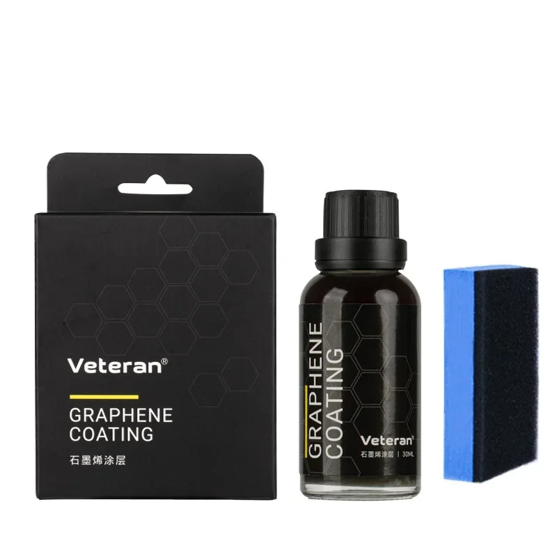 

30ML Graphene Ceramic Coating with Sponge Portable Auto Car Protective Graphene Coating Agent for Prevent Scratches Chips