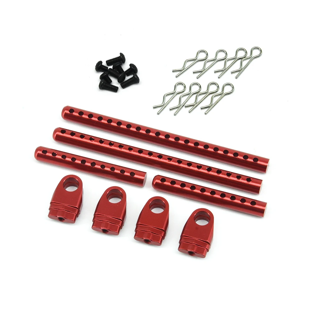 HWRC TT-02 Metal Front Rear Body Holder Kit for RC Tamiya TT02 TT-02 Upgrade Parts