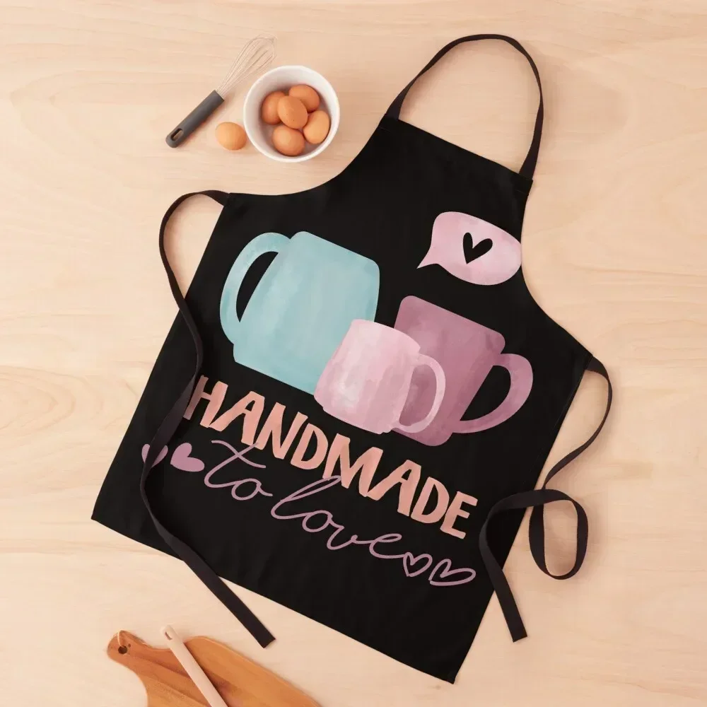 

Handmade to love Apron women's work For Hairdresser Kitchen Women Bib For Kitchen Apron