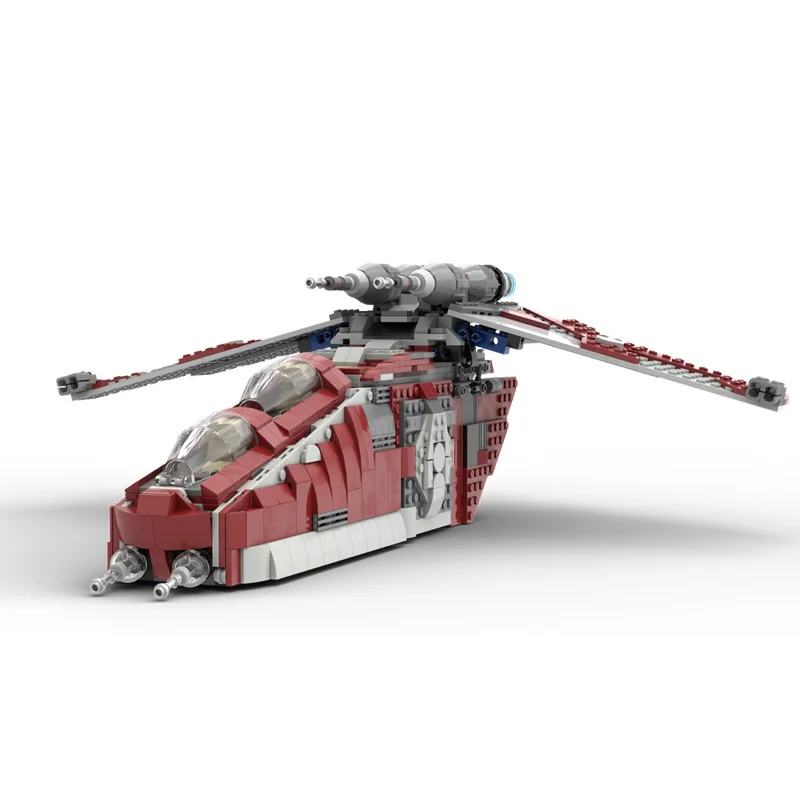 1027 PCS Star Fighting LAAT - 2x 75362 alternative MOC Customize Modular Building Block Simple Popular DIY Toy Birthday Gift