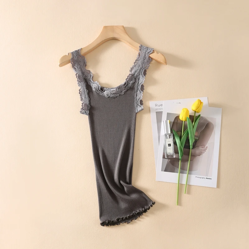 مثير الدانتيل سليم صالح محبوك المحاصيل الأعلى الحرير الشارع Sle سترة لون نقي لصق الديكور العادية طول تصميم Bodycon