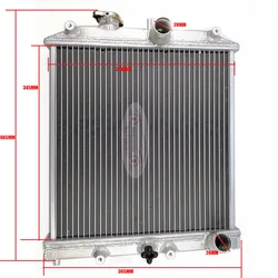 2 ROW 28MM 32mm IN/OUT PIPE Aluminum Radiator 92-00 FOR Honda FOR Civic EK EG D15 D16 B16 B18