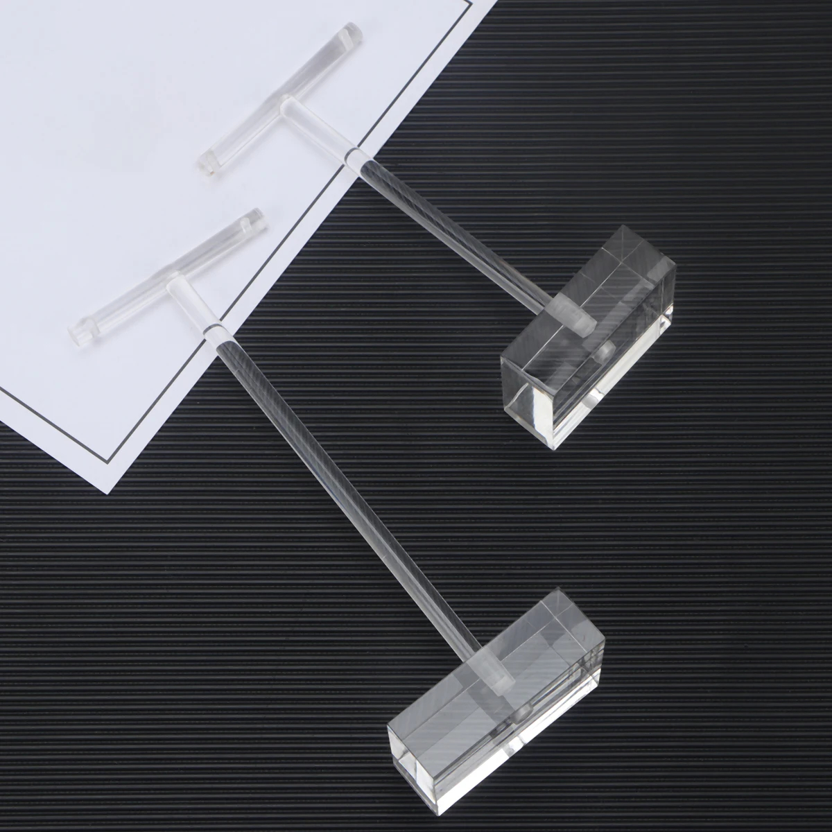 

2Pcs T Shape Earring Display St Acrylic Jewelry ganizer for Necklace Bracelet Key Holder Elegant Rustic Design