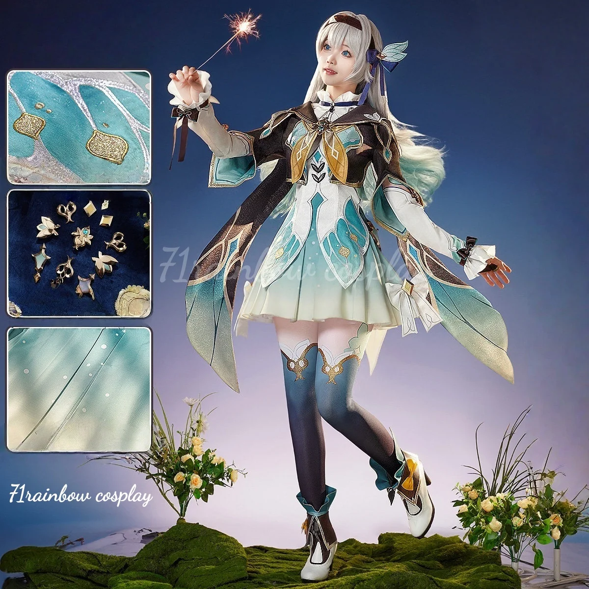 

Костюм для косплея Firefly из Honkai: Star Rail, женский комплект для Хэллоуина, игровой костюм, наряд для косплея