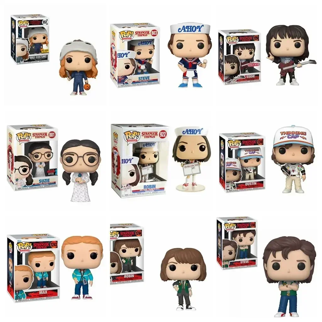 Funko pop новый 1244 #   674 #   РОБИН 426 #   WILL 552 #   1243 #   MAX 1240 #   DUSTIN 1245 #   638 STEVE 881 SUZIE 1250 EDDIE Фигурка Игрушка