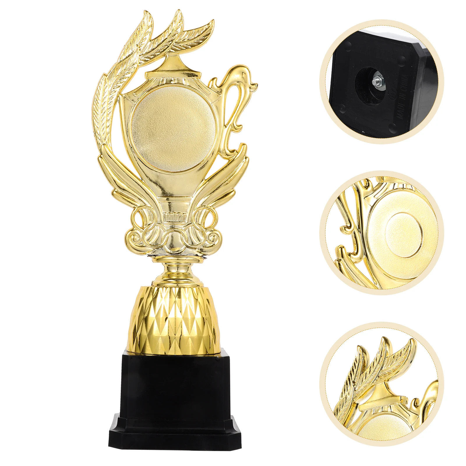 

Trophy Plastic Winner Medals Halloween for Kids Cups Gold Award Student Trophies