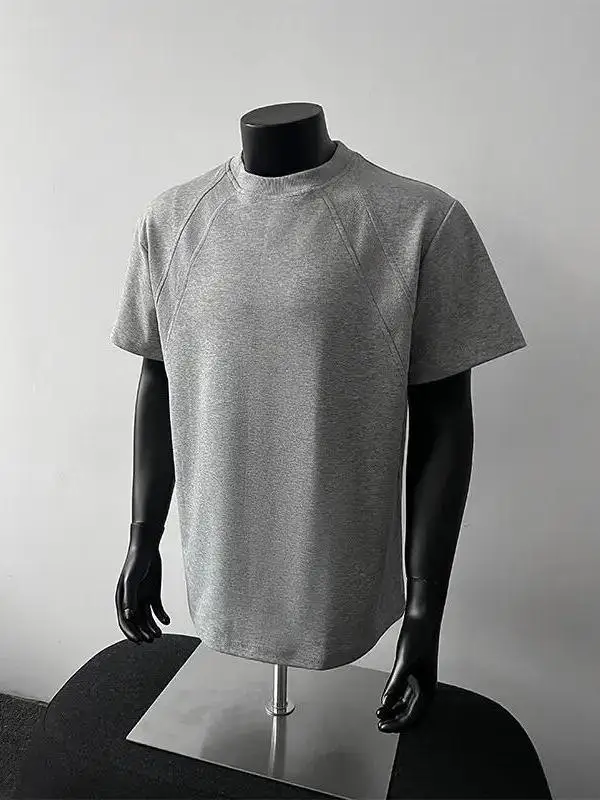 

Рекомендуемая новая летняя мужская футболка из Гуанчжоу высокого качества, с круглым вырезом, дышащая, из ледяного шелка, повседневный топ