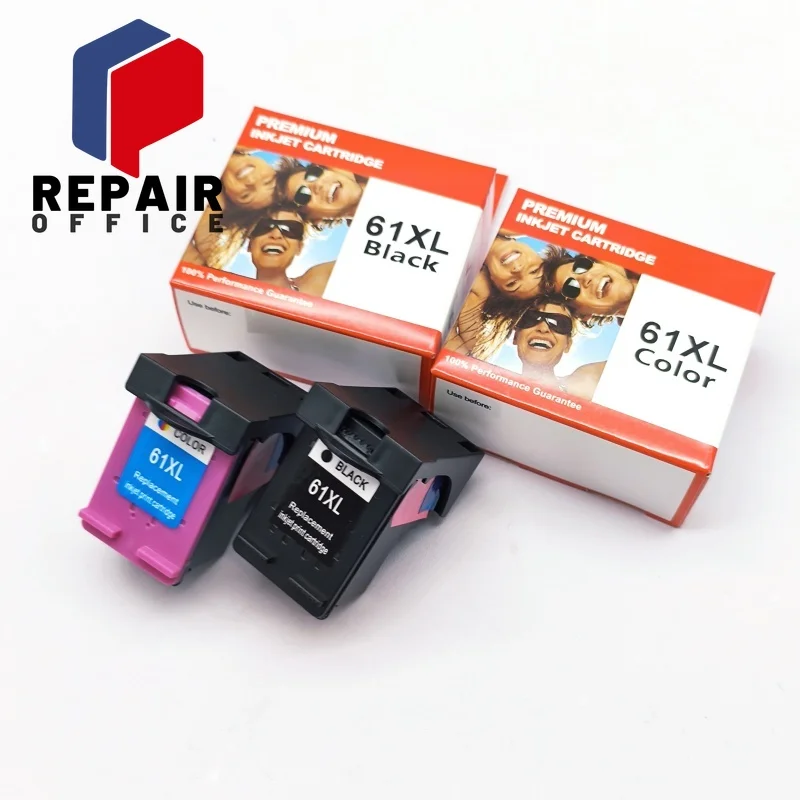 61XL Compatible Ink Cartridge for HP61 for HP 61 XL Envy 4500 4502 5530 Deskjet 1050 2050 3050 3054 3000 1000 Printer