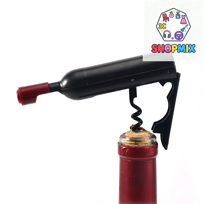 

Safety Air Pump Wine Bottle Opener With Foil Cutter Wine Stainless Steel Pin Wine Air Pressure Cork Remover