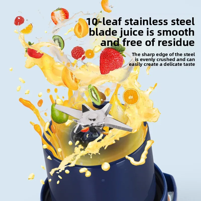 휴대용 전기 주서 컵 소형 주스 추출기 가정용 야외 여행 미니 고속