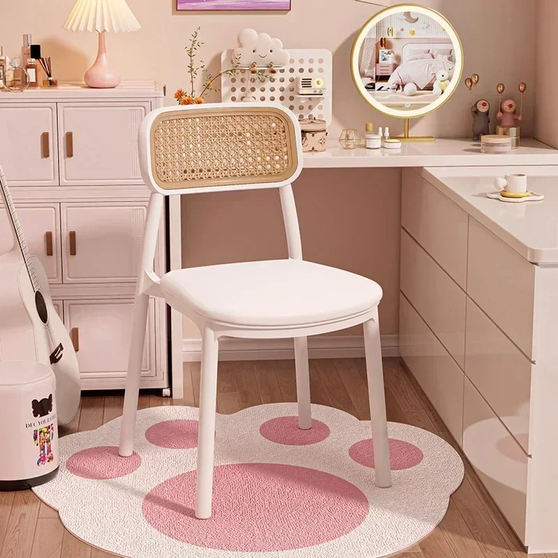 Household GoodsChair Girl Bedroom Home Computer Chair Desk Chair Backrest Seat Dressing Stool Makeup Chair