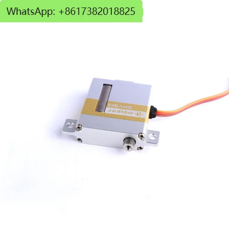 Flat servo, Weichuang power servo, high torque 9kg RC wing, high-pressure metal flat servo, DHV813