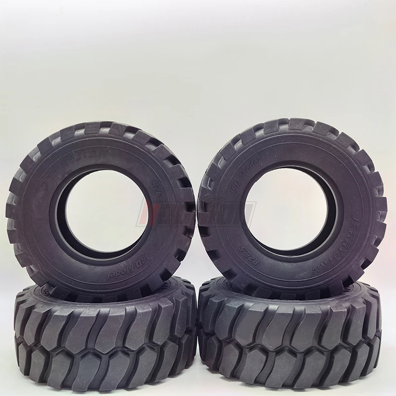 LESU Diameter 45MM Hoogte Wiel Rubberen Banden 110Mm voor Afstandsbediening 1/15 Hydraulische Lader RC Auto Accessoires