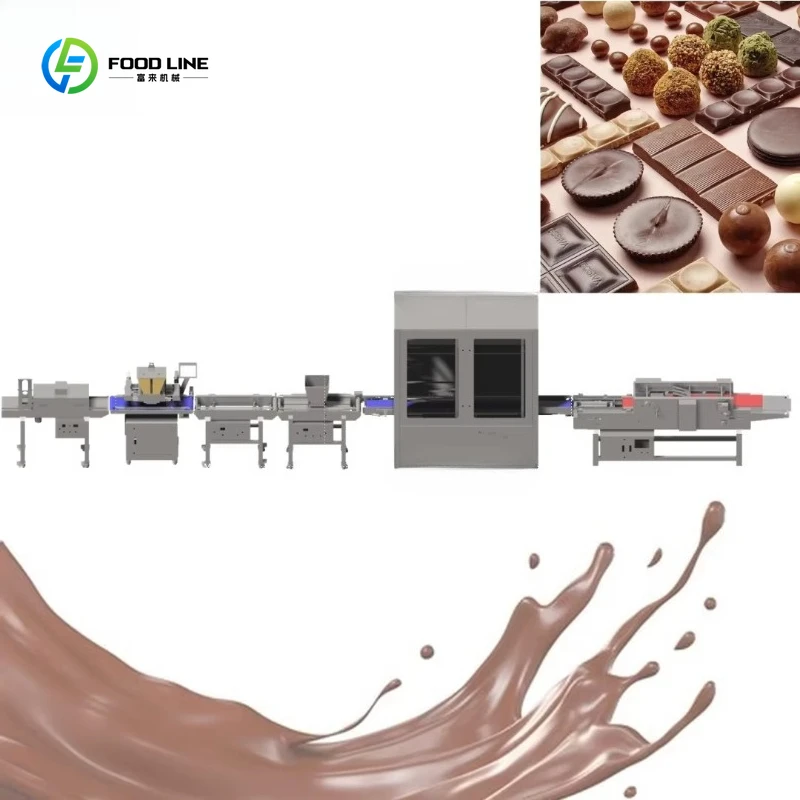 Máquina profesional de procesamiento de Chocolate, Mini depósitator de Chocolate de un disparo, línea de depósitos de Chocolate personalizada
