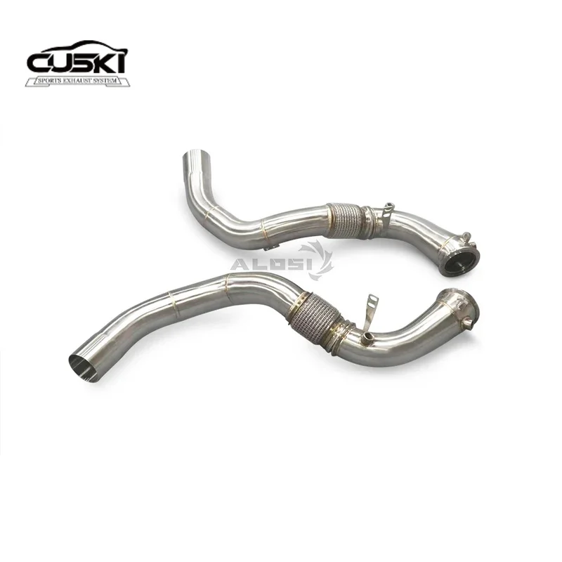 Downspout di scarico adatto per BBMW X5M F95 4.4TT 2020-2024 raccordi di scarico in acciaio inossidabile sistema di scarico