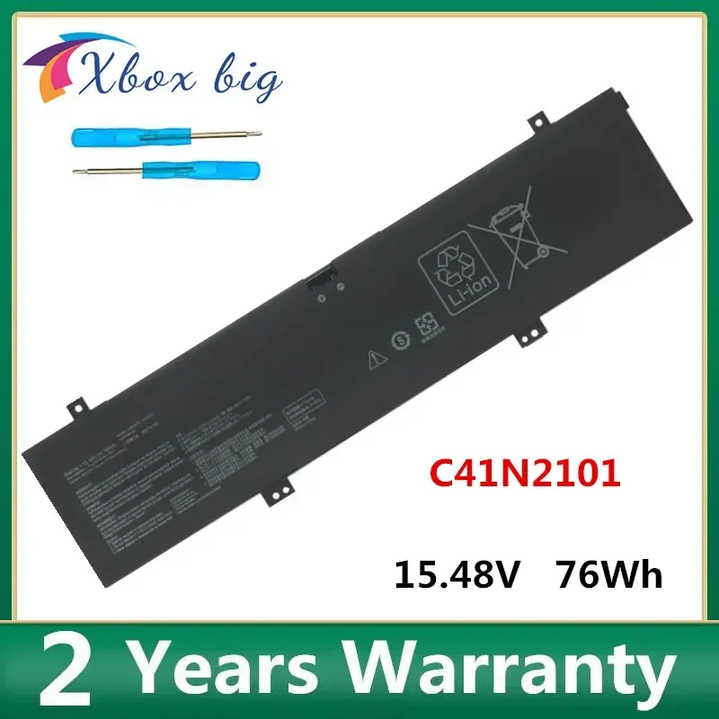 

New C41N2101 Laptop Battery For ASUS FX517Z FX517ZE FX517ZM FX517ZC FX517ZR GA402RK UM6702RA 15.48V 4920mAh/76WH
