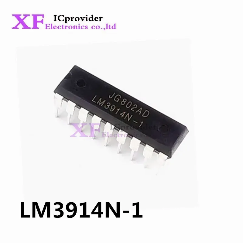 10-100Pcs LM3914N-1 LM3914N Voltage Comparator LM3914 Battery Display Board Common  DIP-18