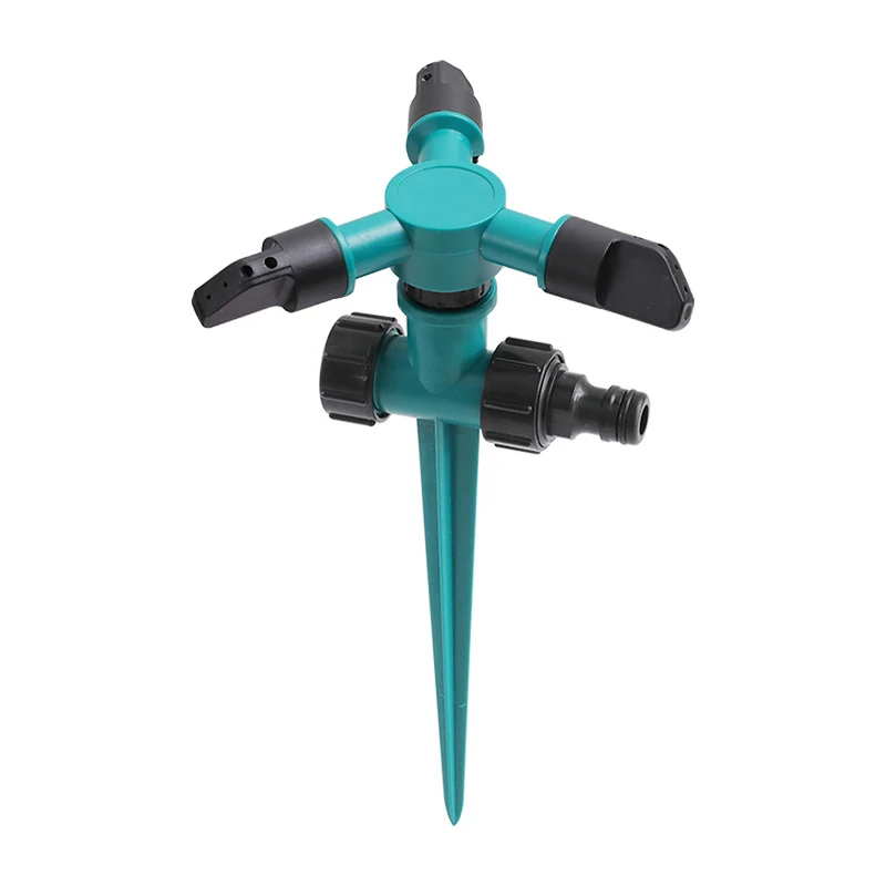 1PCThree-Fork Sprinkler Head Lrrigation Rotary  Garden Sprinkler Rotating Lawn Sprinkler For Yard 360-DegreeAutomatic Rotating
