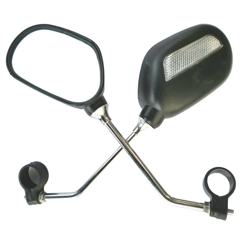 1 Pair Bicycle Mirror Handlebar Rearview Anti-Glare Electric Scooter Mirror Bike Accessories View Wide Range Back Sight Reflect