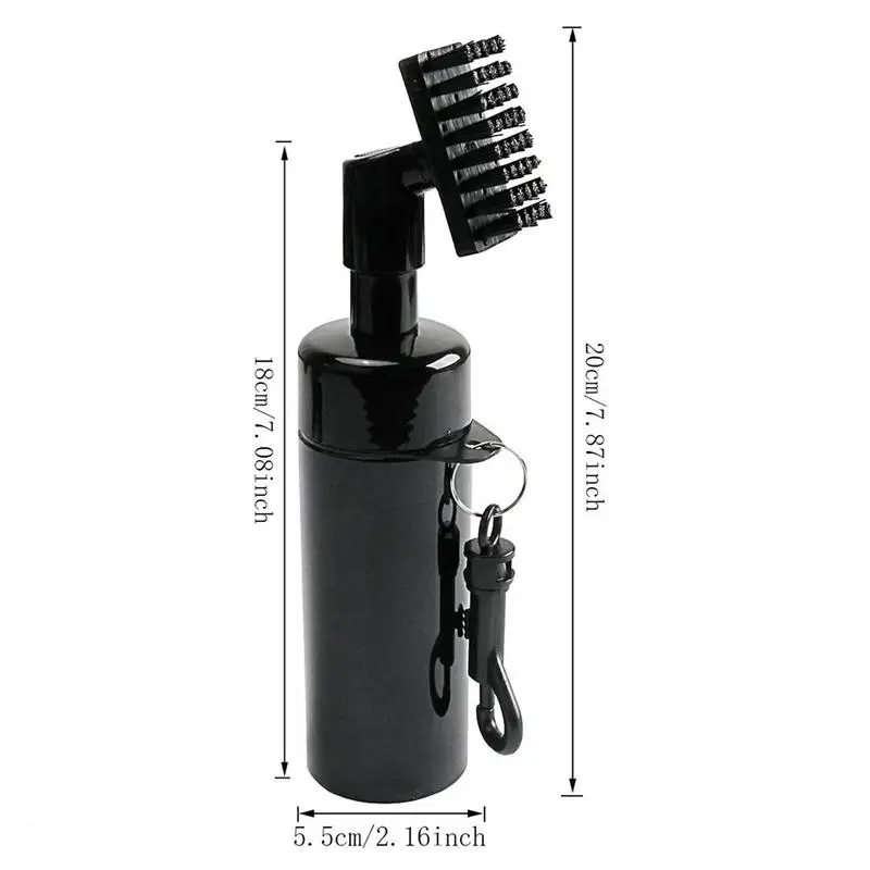 Golf Club Cleaner Leakproof Spray Brush With Handle For Golf Player Portable Golf Club Brushes With Press Type Bottle