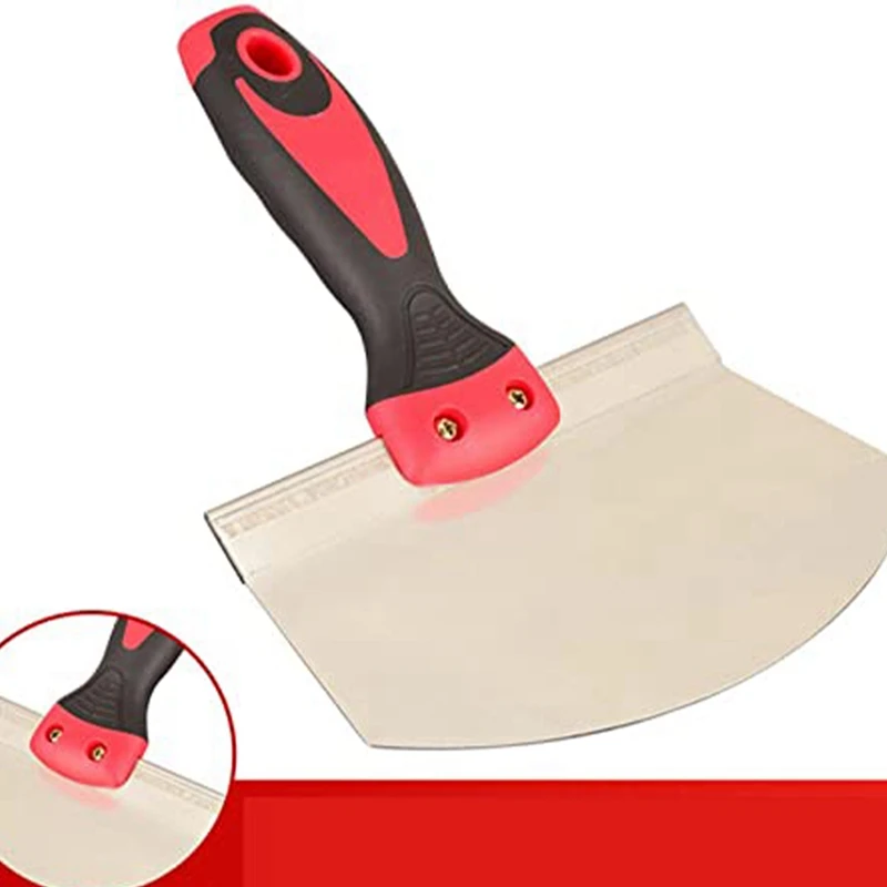 Stainless Steel Curved Ash Shovel Curved Ash Shovel Feeder Gypsum Shovel Stainless Steel Scraper Cleaning Tool