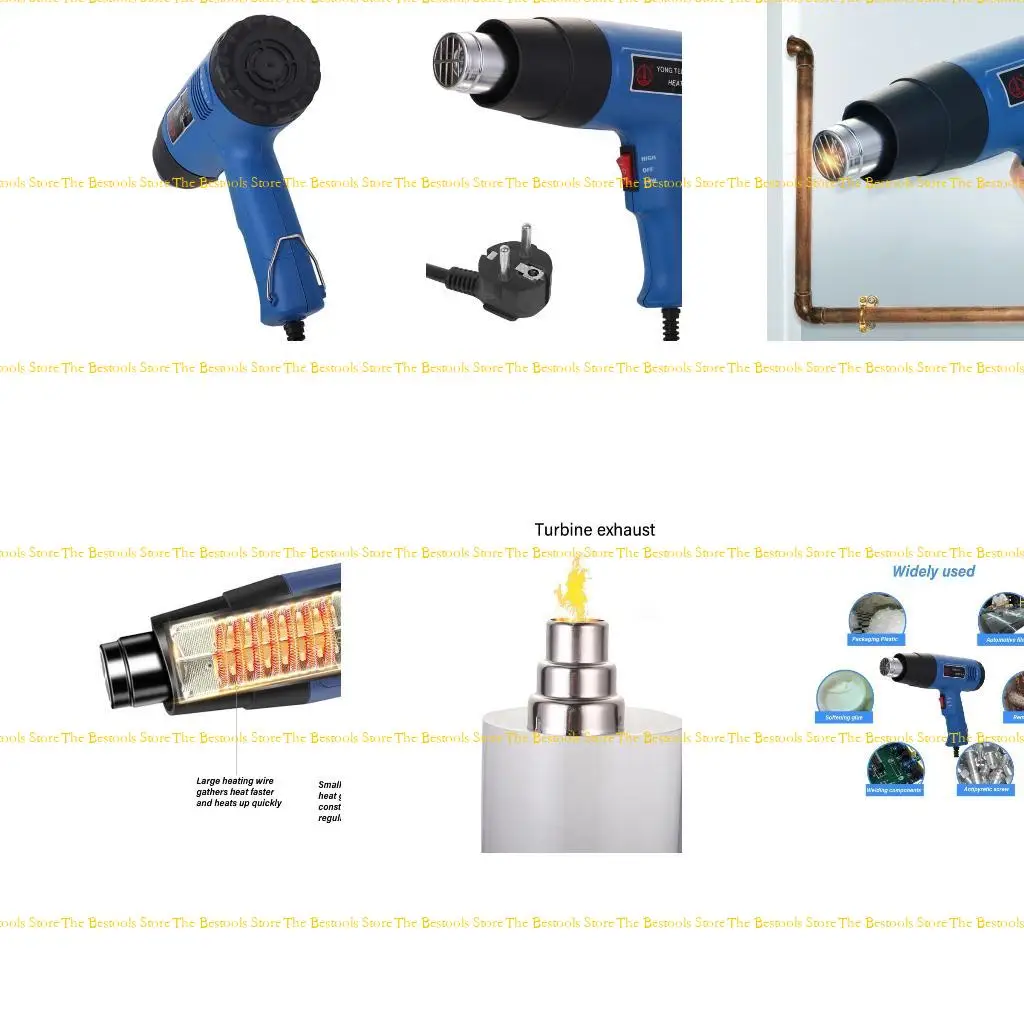 

12pf отопление пистолетов 600 Вт 300 ℃ 600 ℃ Быстрое отопление тяжеломодового горячего воздуха. Переменная температура